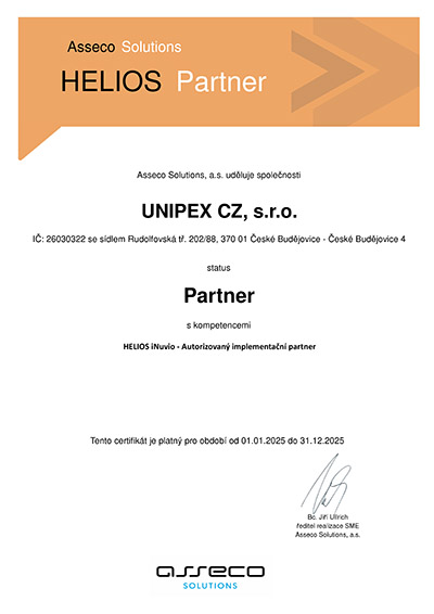 Unipex - HELIOS partner
