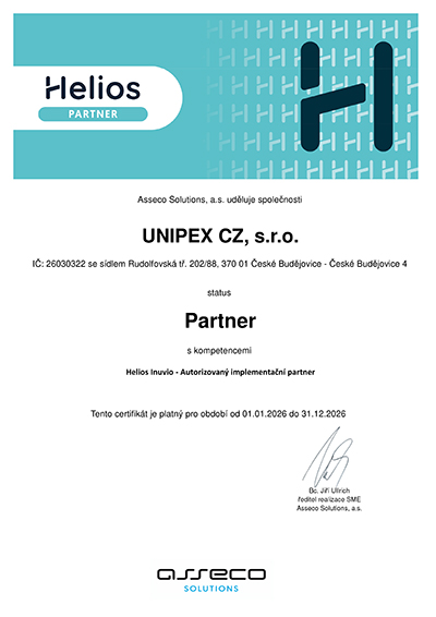 Unipex - HELIOS partner
