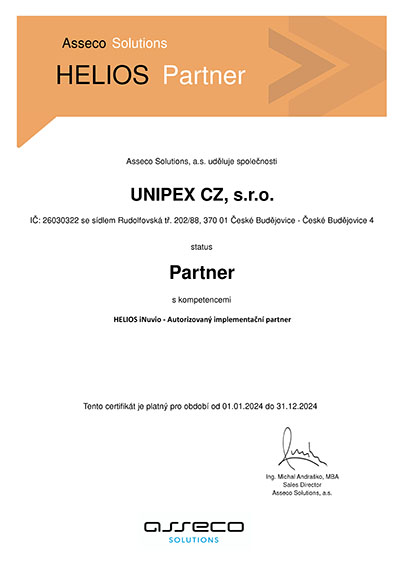 Unipex - HELIOS partner
